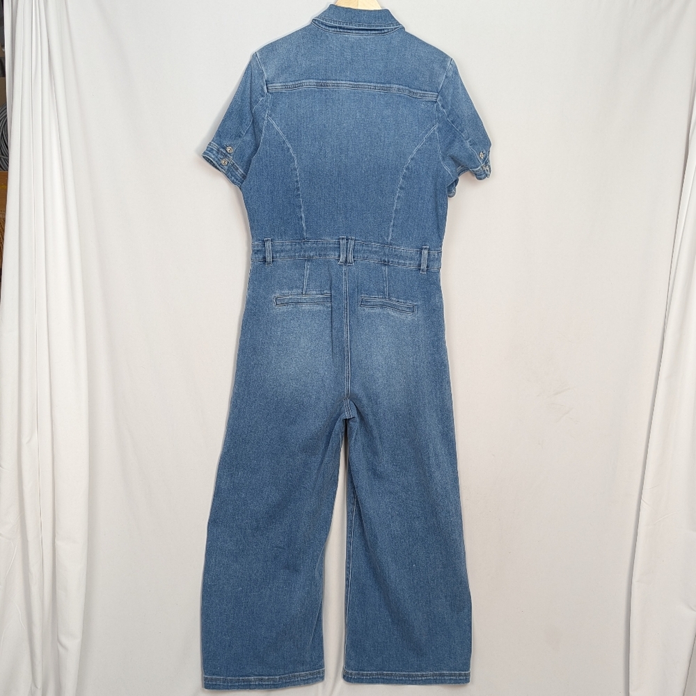 PAIGE Harper Ankle Jumpsuit Wide Leg - Picture 5 of 13